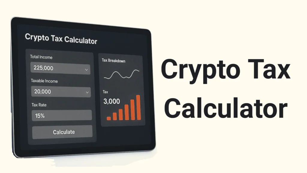 Crypto Tax india Calculator